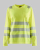 BLACKLADER 3497 Women's Hi-Vis Long Sleeve T-shirt | Hi-Vis Yellow