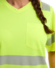 Women's Hi-Vis T-shirt Yellow | YELLOW