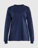 Women's FR Long Sleeve T-Shirt Stone | NAVY BLUE