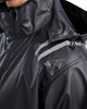 Hooded Rain Jacket with Reflective Details Black | BLACK