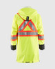 Hi-vis rain Coat Yellow Hi-viz/Black | YELLOW HI-VIZ/BLACK