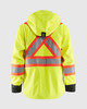 Hi-Vis Rain Jacket Yellow Hi-viz/Black | YELLOW HI-VIZ/BLACK
