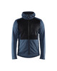 Tech Jacket - with hood Black | NUMB BLUE/BLACK
