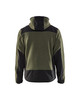 Knitted Fleece Jacket Autumn green/Black | AUTUMN GREEN/BLACK