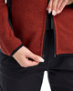 BLAKLADER 4741 Women's Knitted Fleece Jacket | Burned Red/ Black