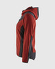 BLAKLADER 4741 Women's Knitted Fleece Jacket | Burned Red/ Black