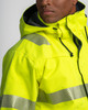 Multinorm Shell Jacket Yellow Hi-viz/Navy blue | YELLOW HI-VIZ/NAVY BLUE