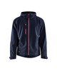Pro Softshell Jacket Dark navy/Green | DARK NAVY/RED