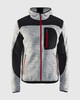 BLAKLADER 4940 Knitted Jacket | Grey Mélange/ Black