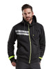 Visibility Zip Sweatshirt Black/Yellow Hi-viz | BLACK/YELLOW HI-VIZ