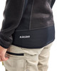 Women's Knitted Jacket Grey melange/Black | DARK GREY/BLACK