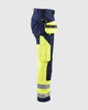 BLAKLADER 7160 Women's Hi-Vis Work Pants | Navy Blue/ Hi-Vis Yellow