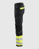 BLAKLADER 7164 Women's Visibility Ripstop Pant | Black/ Hi-Vis Yellow