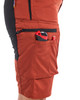 BLAKLADER 7174 Women's Service Shorts With Stretch | Burned Red/ Black