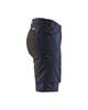 Women's Service Shorts With Stretch Stone/Black | DARK NAVY/BLACK