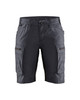 Women's Service Shorts With Stretch Stone/Black | GREY/BLACK
