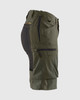 BLAKLADER 7174 Women's Service Shorts With Stretch | Dark Olive Green/ Black