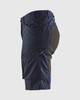 BLAKLADER 7174 Women's Service Shorts With Stretch | Dark Navy/ Black