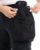 Women's 4-Way Stretch Work Pants Dark navy/Black | BLACK