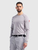 BLAKLADER 3493 FR Light Long Sleeve T-shirt (9.1cal) | Light Grey