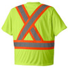 Pioneer 6991 Birdseye Poly Safety T-shirt - Hi-Viz Yellow/Green | Safetywear.ca