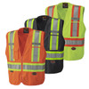 Pioneer 6935/6936/6937 Hi-Viz Safety Tear-Away Mesh Back Zip Front Safety Vest | SafetyWear.ca