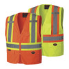 Pioneer 156/159 Poly Tricot Zipper Front Safety Hi-Vis Vest | SafetyWear.ca