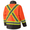 5400 300D Hi-Viz Trilobal Ripstop Waterproof Safety Jacket 