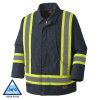Pioneer 5535A Quilted Cotton Duck Parka - Navy | Safetywear.ca