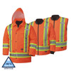 Pioneer 5020 Waterproof 7-IN-1 Safety parkas - Hi-Viz Orange | Safetywear.ca