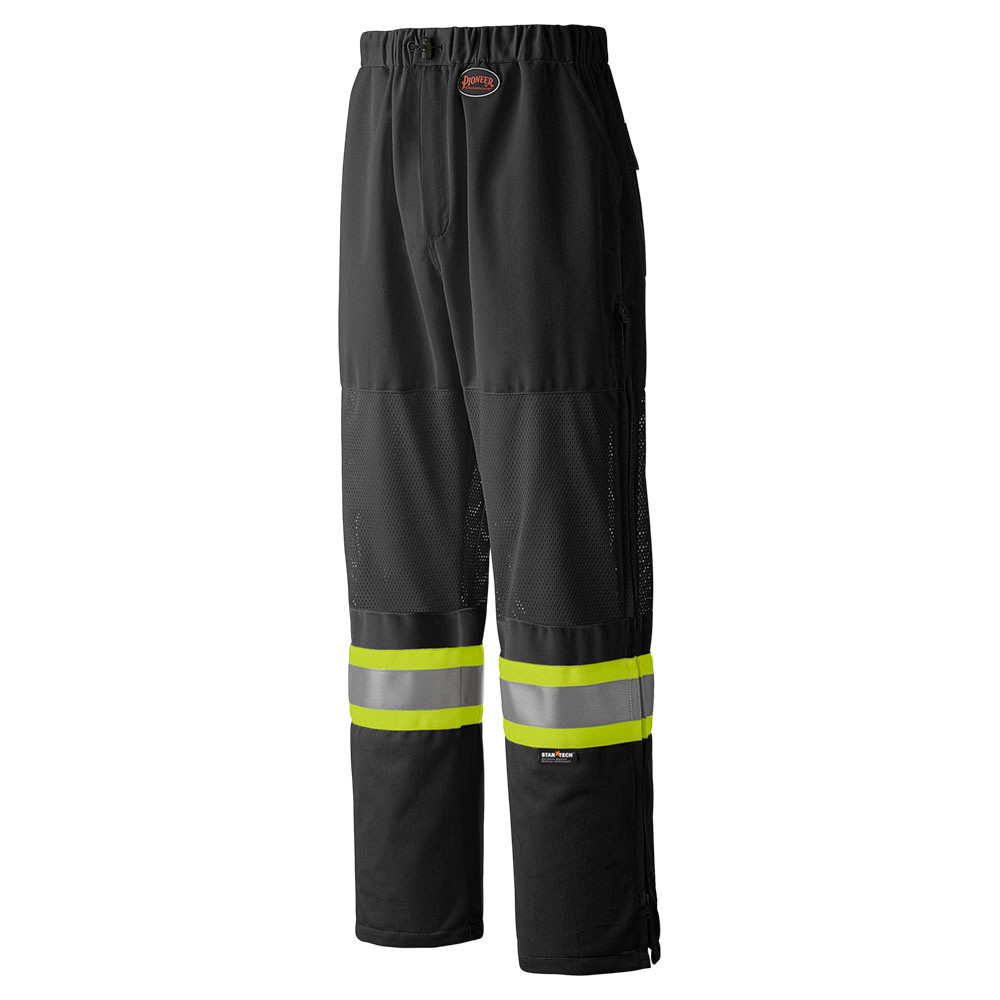 Pioneer 6003BKP Hi-Vis Traffic Safety Pants - Black | SafetyWear.ca