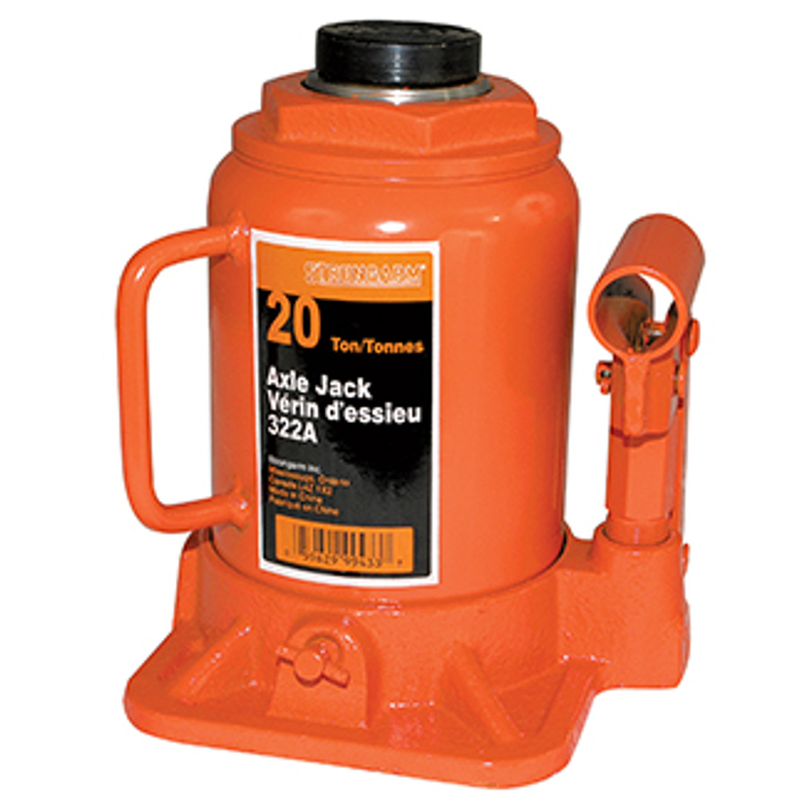 STRONGMAN 322A 20 Ton Bottle Jack - Heavy Duty | SafetyWear.ca