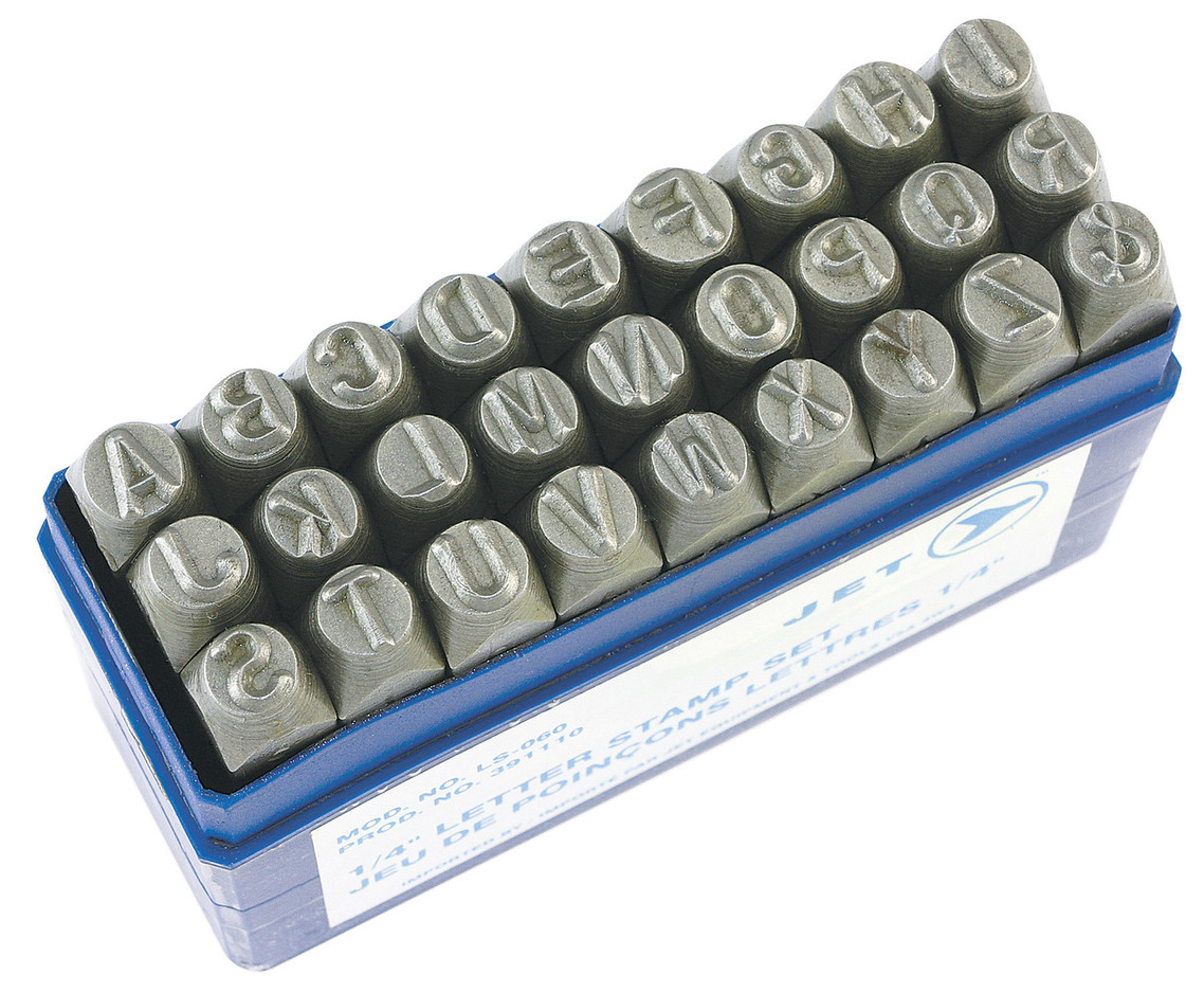 LS-060 6mm Letter Stamp Set