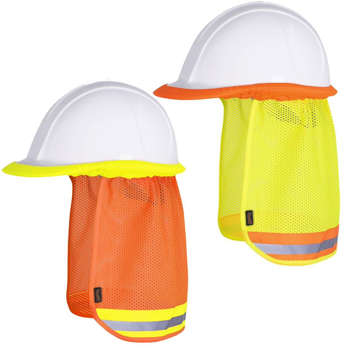 hidehide Pioneer Hi-Vis Hard Hat Mesh Sunshade | SafetyWear.ca