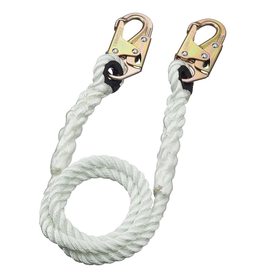 LAN-1222-6 Restraint Lanyard - 5/8" Rope - Snap Hooks - 6' (1.8 M) | Safetywear.ca