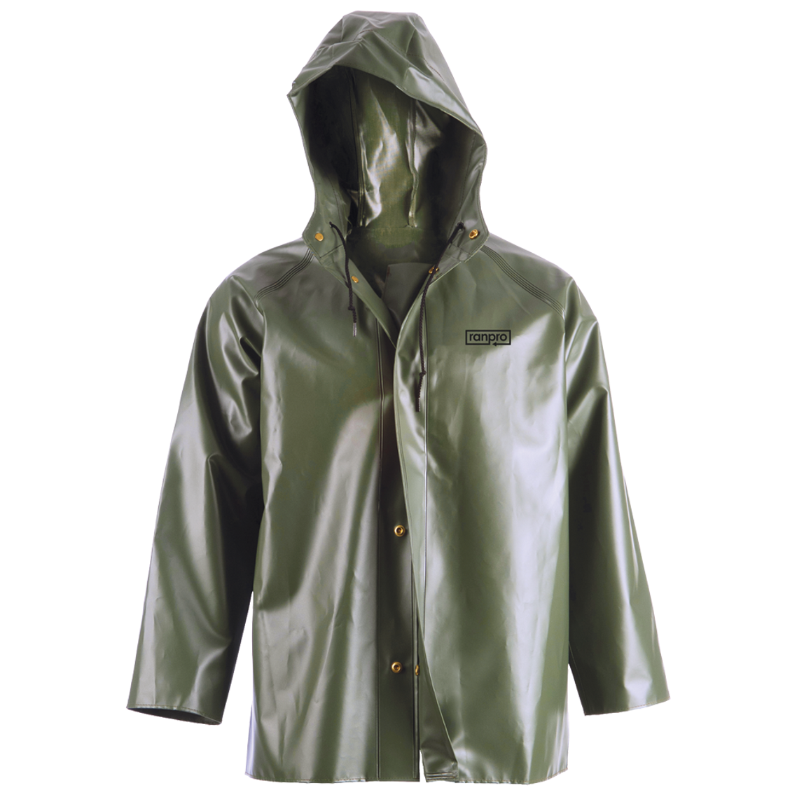 J35 345H Canadian Waterproof Hooded Rain Jacket - PVC Coated Polyester | Safetywear.ca