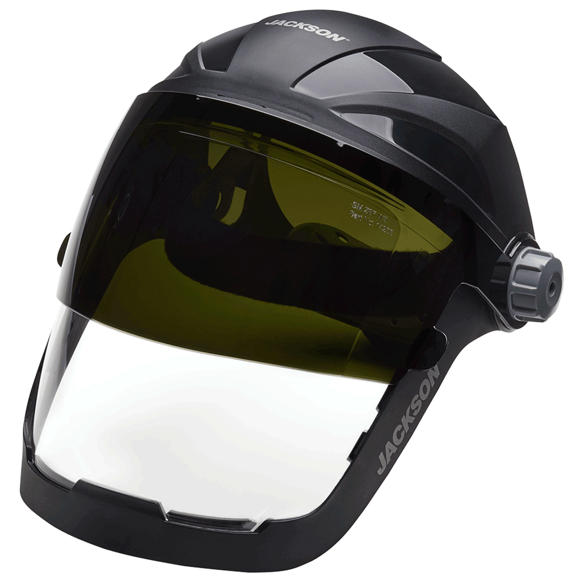 Jackson Quad 500® Series - 370 Speed Dial™ Ratcheting Headgear - Shade 8 Flip-Up Window | Safetywear.ca