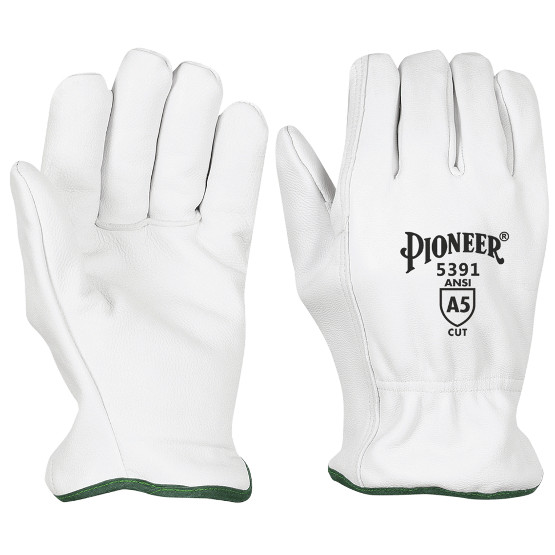 Pioneer Level A5 Cut Resistant Driver's Style Goatskin Gloves | Safetywear.ca