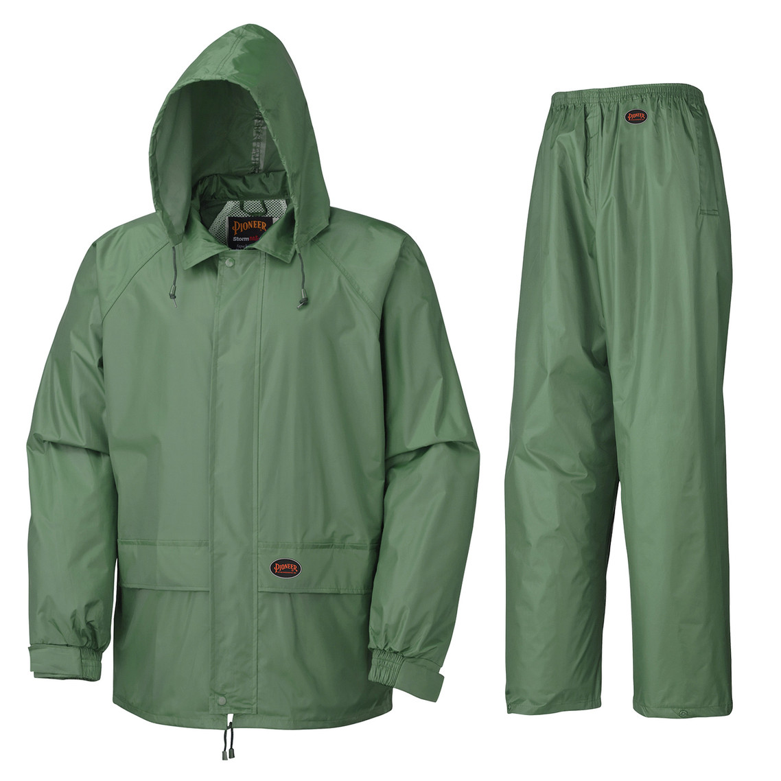 Pioneer 583 Waterproof 2-Piece Rainsuits - Retail Poly Bag - Green | Safetywear.ca