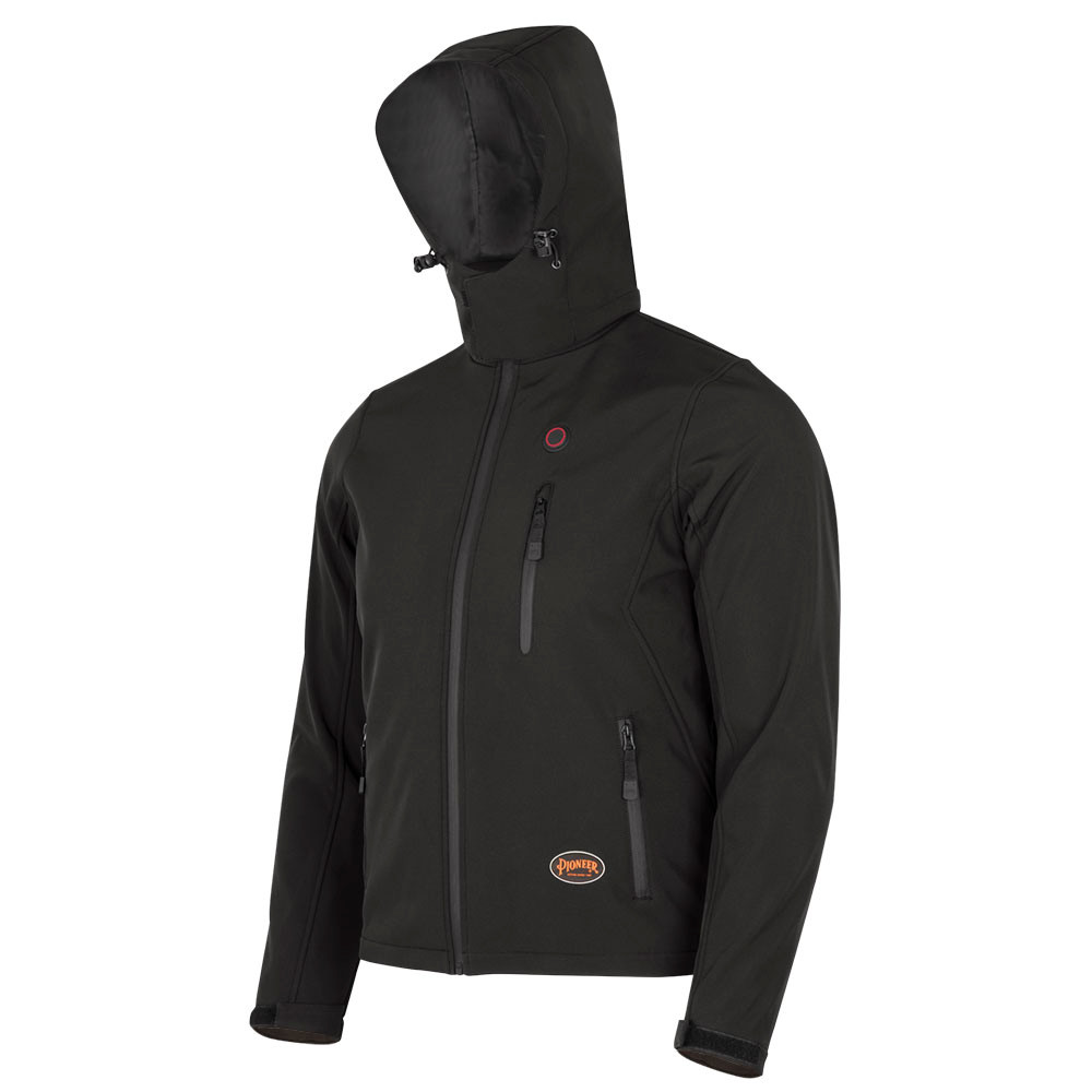 Pioneer Heated Softshell Jacket - Black | SafetyWear.ca