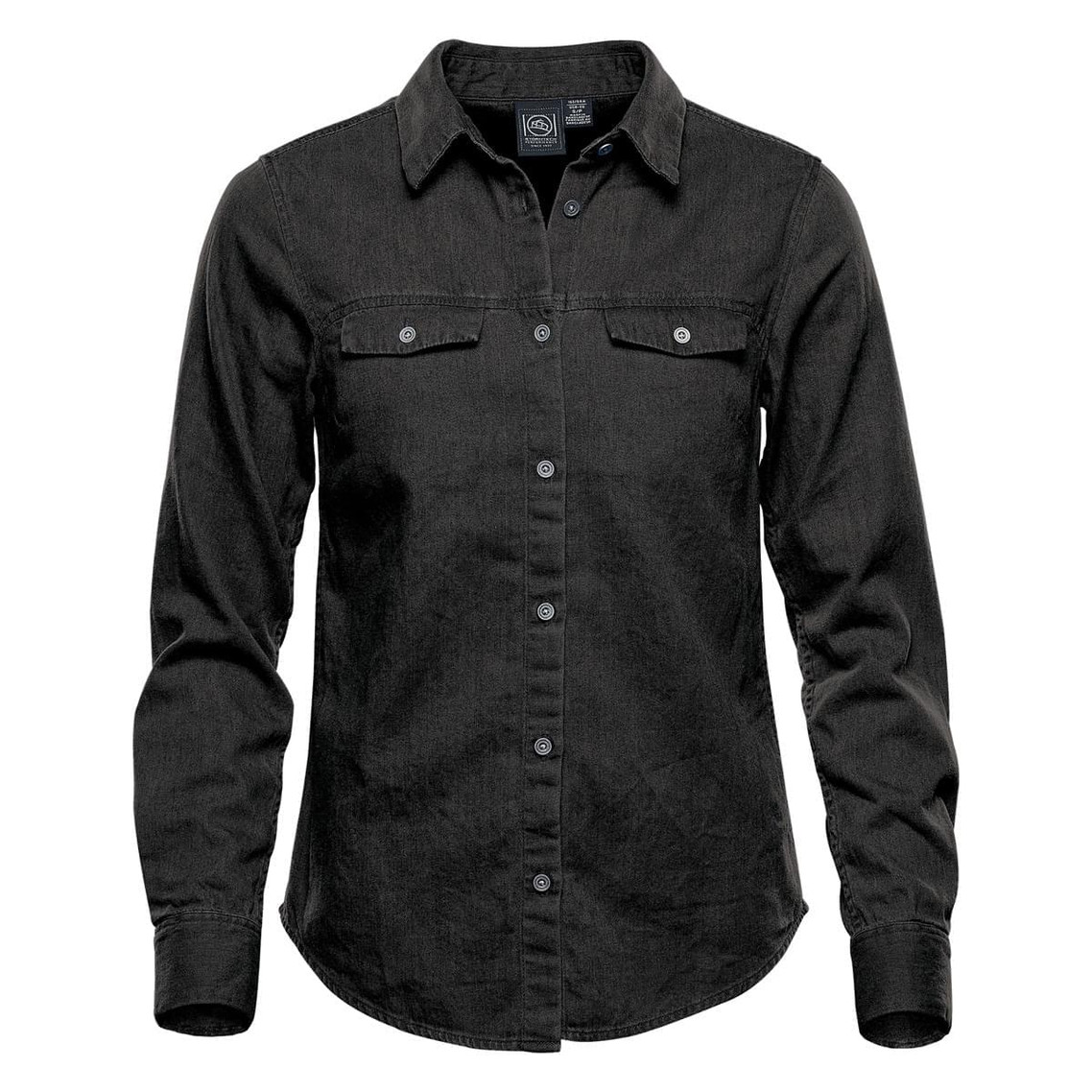 Stormtech SFD-1W Women's Blueridge Denim Shirt - Front | Black