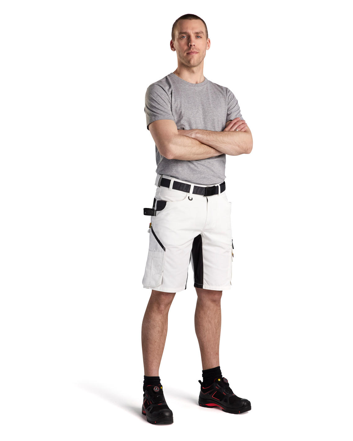 Ripstop Shorts White/Dark grey | WHITE/DARK GREY