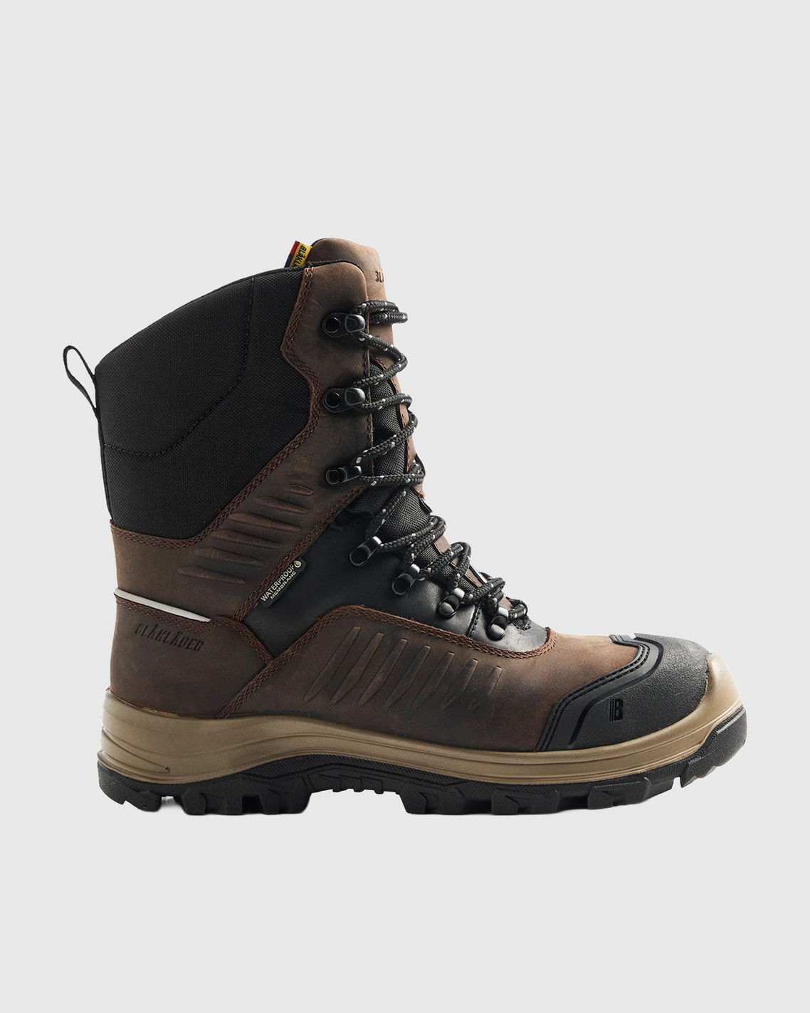 BLACKLADER 2263 Storm 8" Winter Safety Boot | Brown/ Black