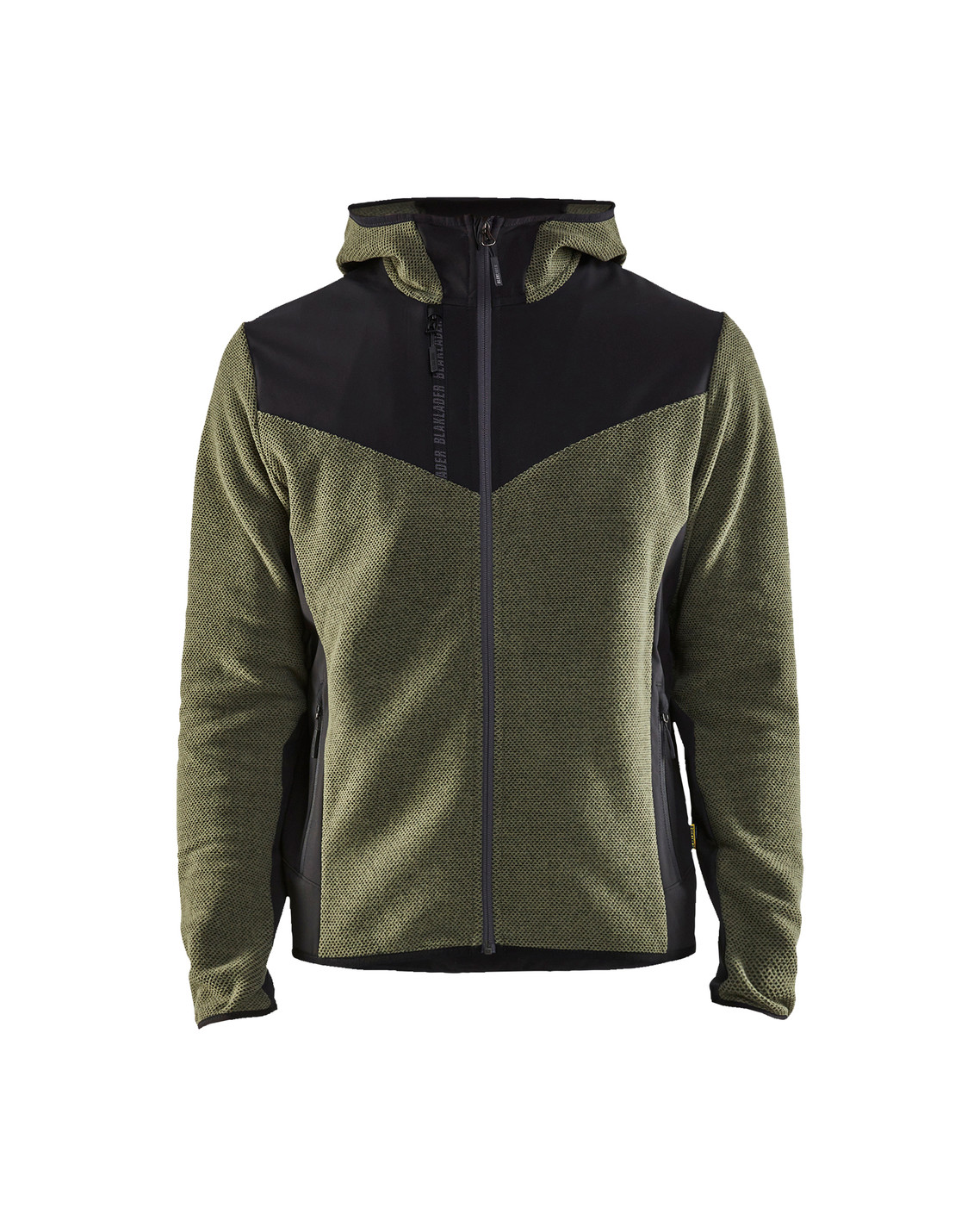 Knitted Fleece Jacket Autumn green/Black | AUTUMN GREEN/BLACK