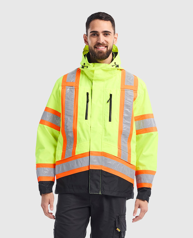 BLAKLADER 4938 Hi-Vis Shell Jacket | Hi-Vis Yellow/ Black