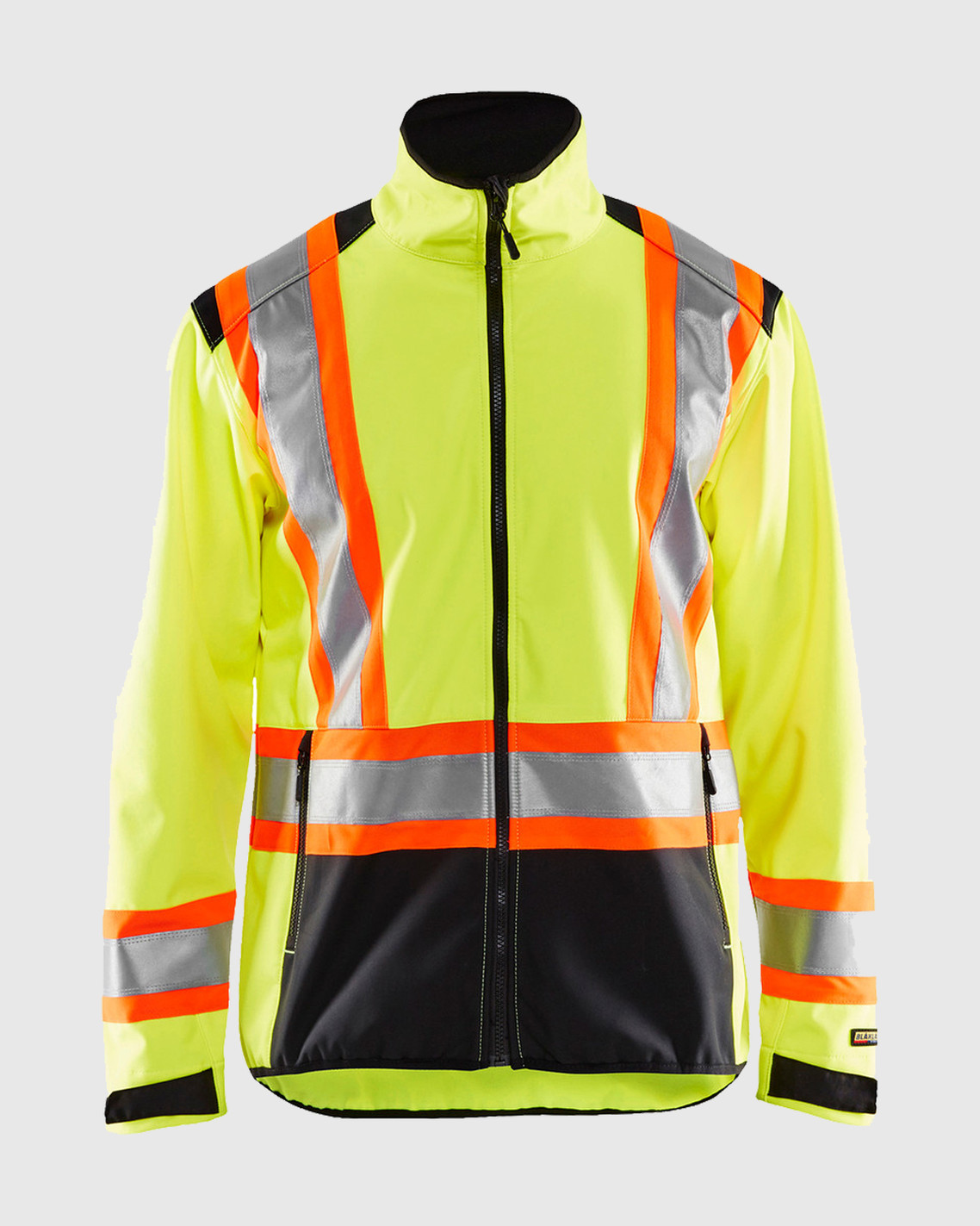 BLAKLADER 4975 Hi-Vis Softshell CSA Bomber Jacket | Hi-Vis Yellow/ Black
