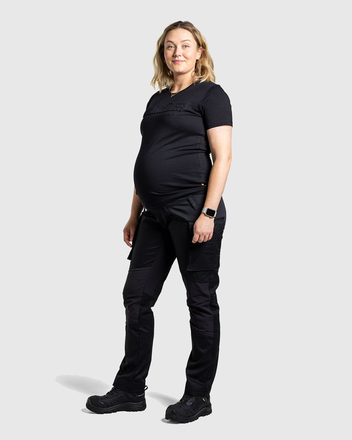 BLAKLADER 7101 Maternity Service Pants with Stretch | Black