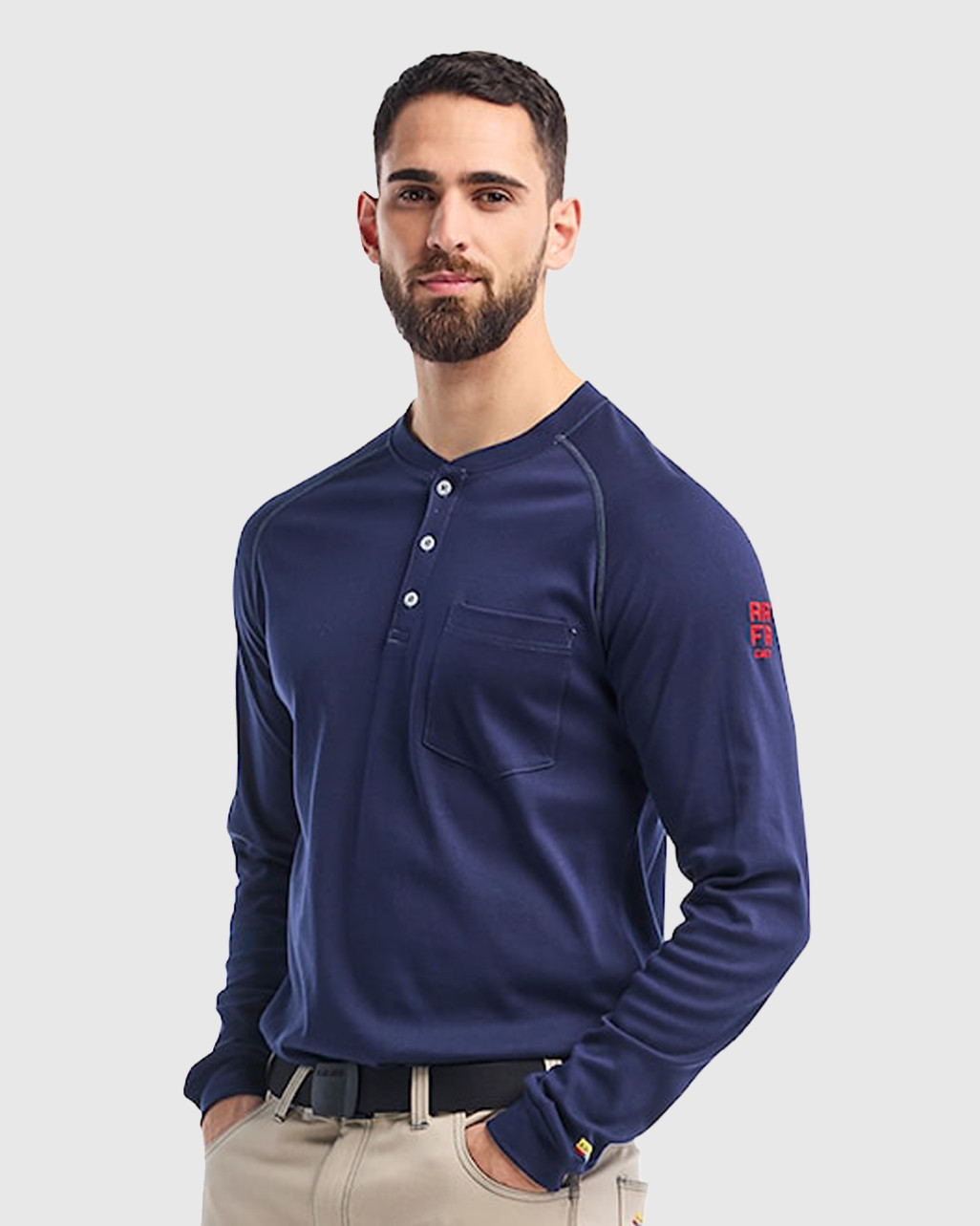 ウェア values BLAKLADER 3491 FR Light Henley Shirt (9.1cal) - SafetyWear.ca