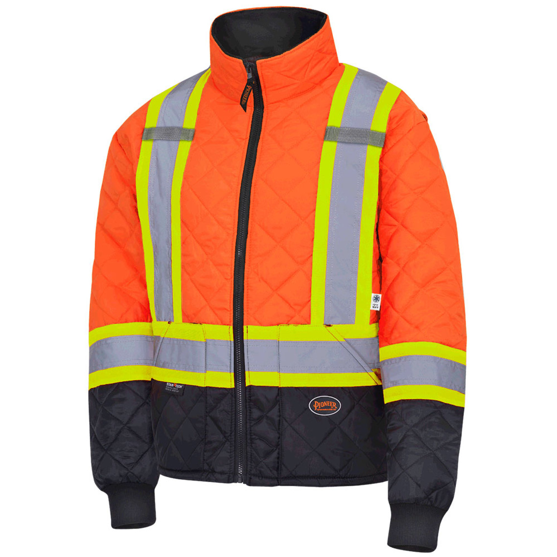 Pioneer 5015 Quilted Freezer/ Work Safety Jacket - Hi-Viz Orange | Safetywear.ca
