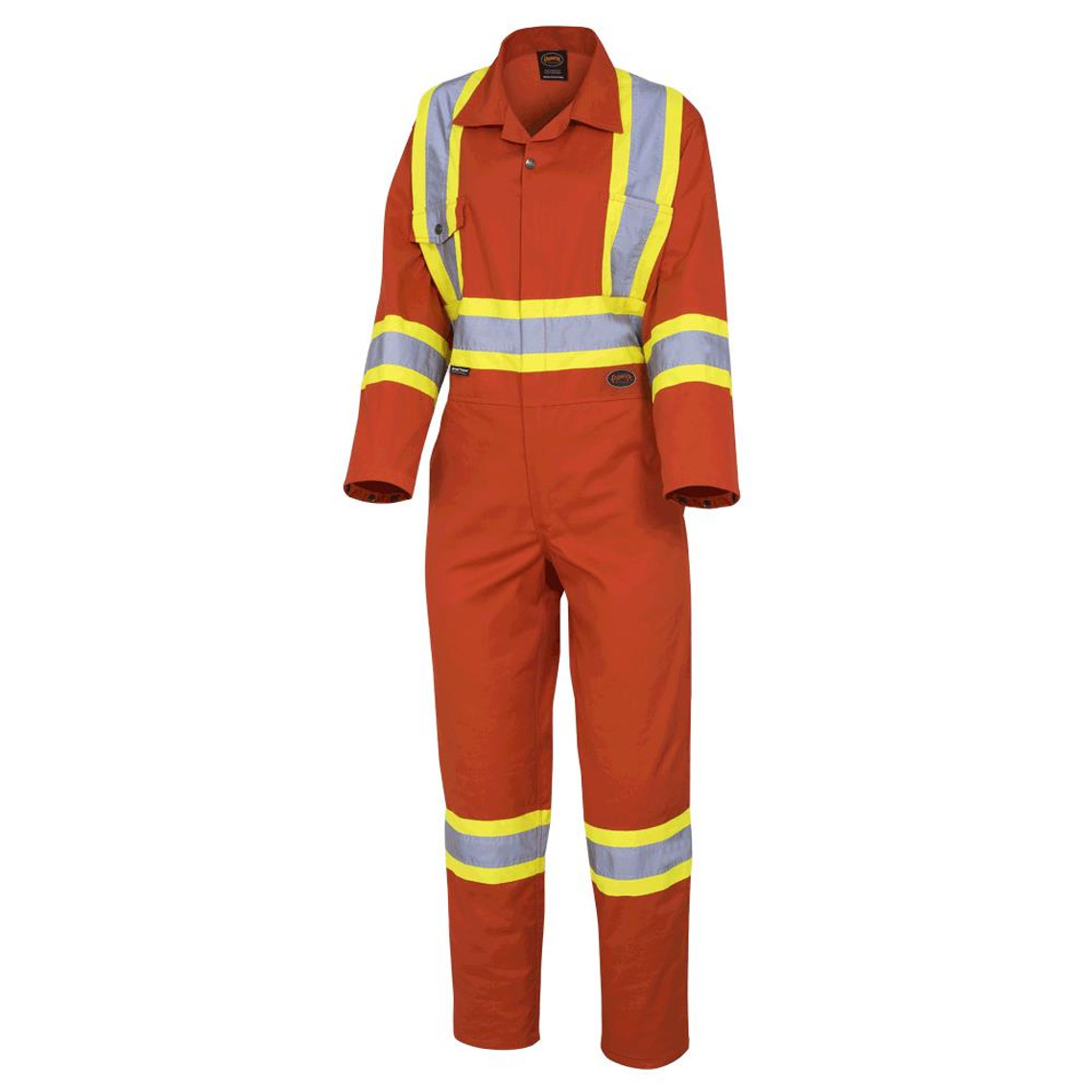 Pioneer 5514W Women's Safety Poly/Cotton Coverall - Orange | Safetwear.ca